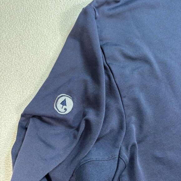 Greyson Siasconset 1/4 Zip Men's XL Navy Wolf Golf‎ Logo Pullover Sweatshirt - Picture 9 of 16